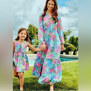 Lilly Pulitzer Floral Pauline Maxi Dress -  Zanzibar Blue
Bunny Business